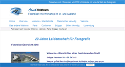 Desktop Screenshot of click-fototours.de