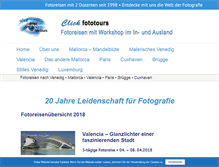Tablet Screenshot of click-fototours.de